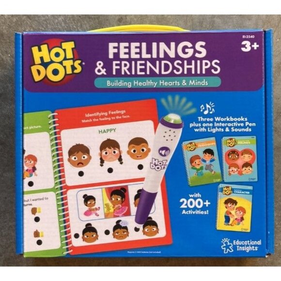 Educational Insights Hot Dots Feelings & Friendships Social Learning Workbooks - Picture 8 of 13